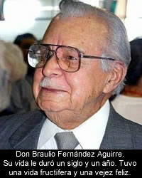 Don Braulio Fernández Aguirre.